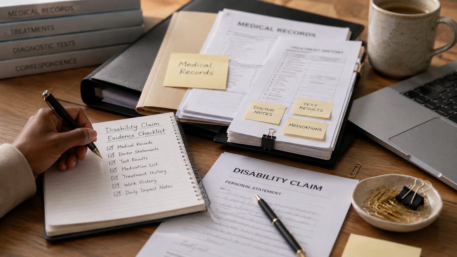 Veterans Disability Education — VA claim evidence checklist, medical records, and personal statement
